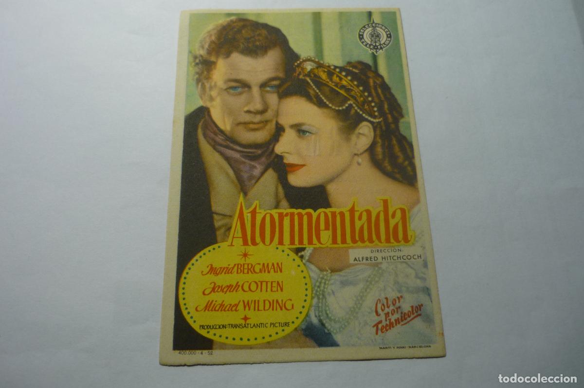 Cine: POSTAL ATORMENTADA INGRID BERGMAN PUBLICIDAD - Foto 1