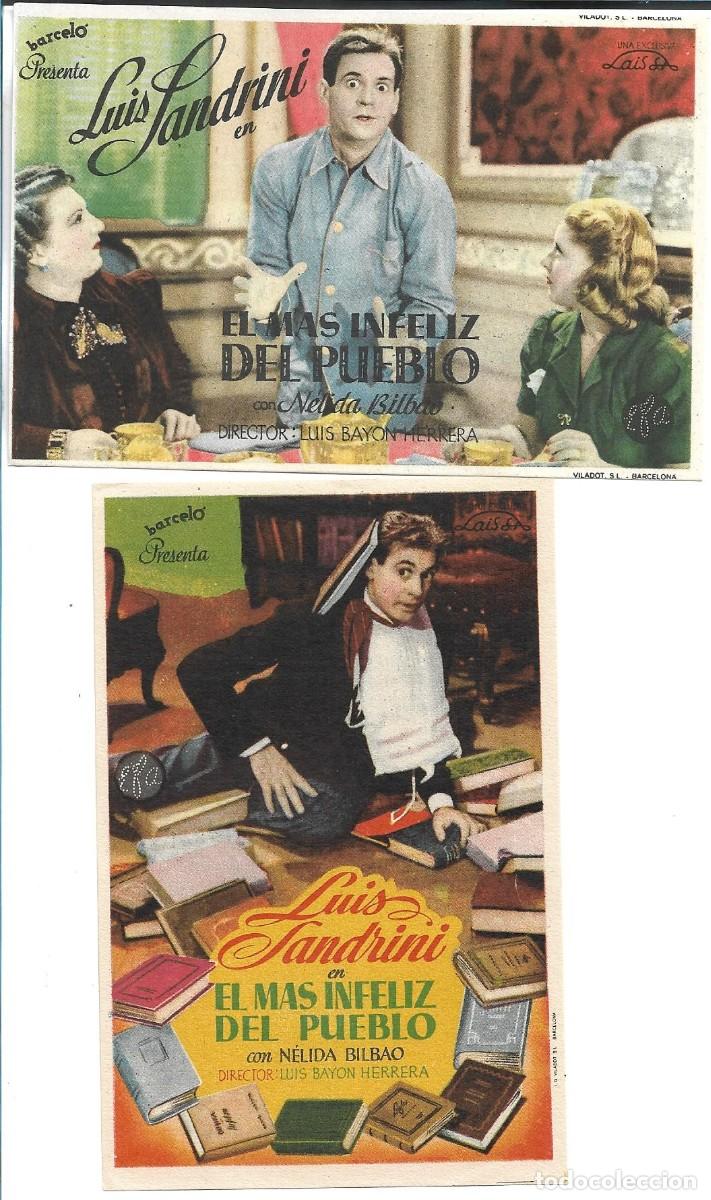 Cine: EL MAS INFELIZ DEL PUEBLO - DOS PROGRAMAS - Foto 1