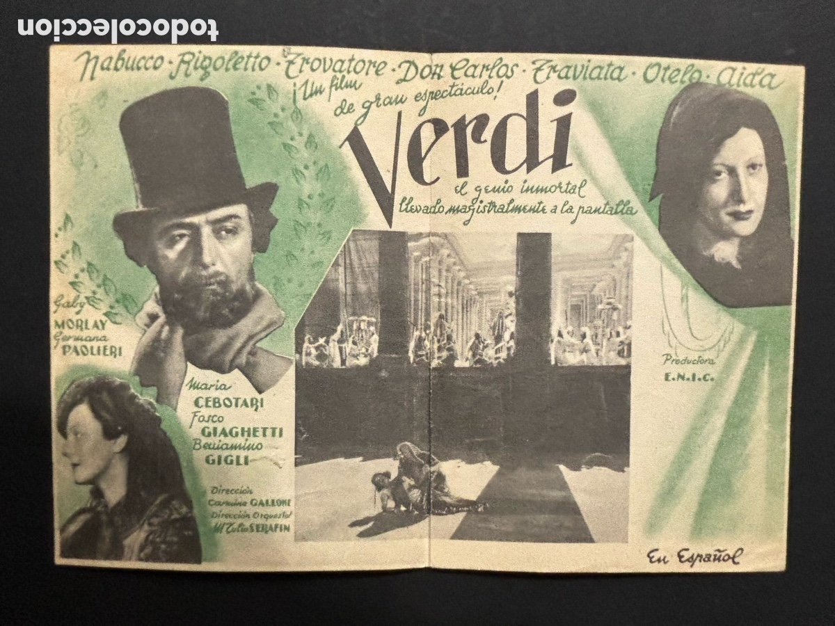 Cine: Programa verdi Gaby Morlay Beniamino Gigli A12 - Foto 2