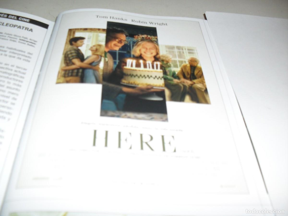 Cinema: PROGRAMA DE MANO:HERE,CON TOM HANKS,EDITA REVISTA ACCION,2024