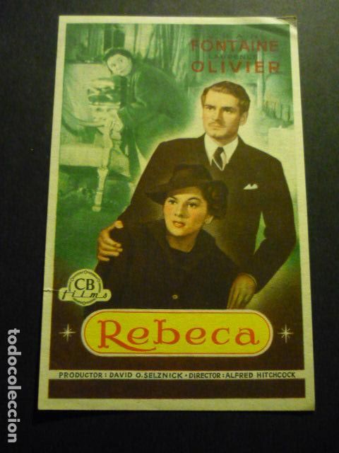 Cine: REBECA PROGRAMA DE CINE SIN PUBLICIDAD - Foto 1