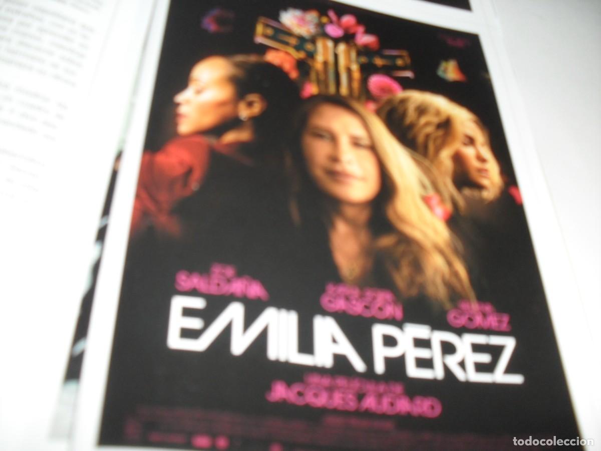 Cinema: PROGRAMA DE MANO:EMILIA PEREZ,CON ZOE SALDA&Ntilde;A,EDITA REVISTA ACCION,2024