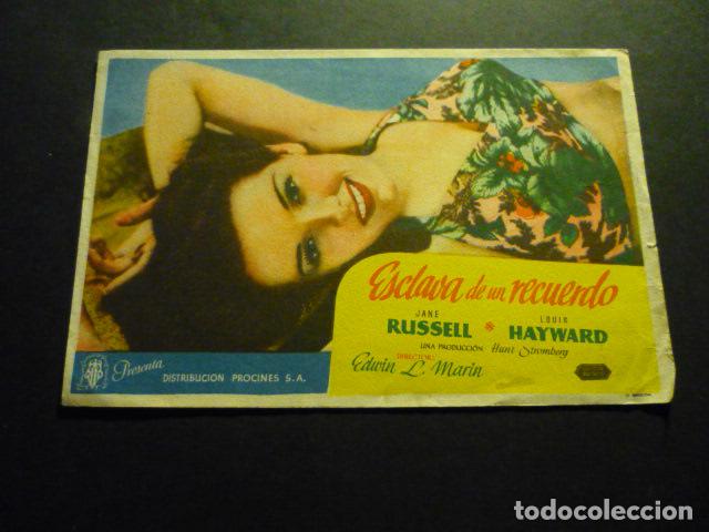 Cine: ESCLAVA DEL RECUERDO PROGRAMA DE CINE SIN PUBLICIDAD - Foto 1