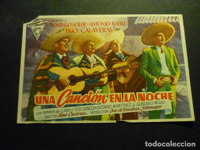 Cine: UNA CANCION DE LA NOCHE PROGRAMA DE CINE SIN PUBLICIDAD - Foto 1