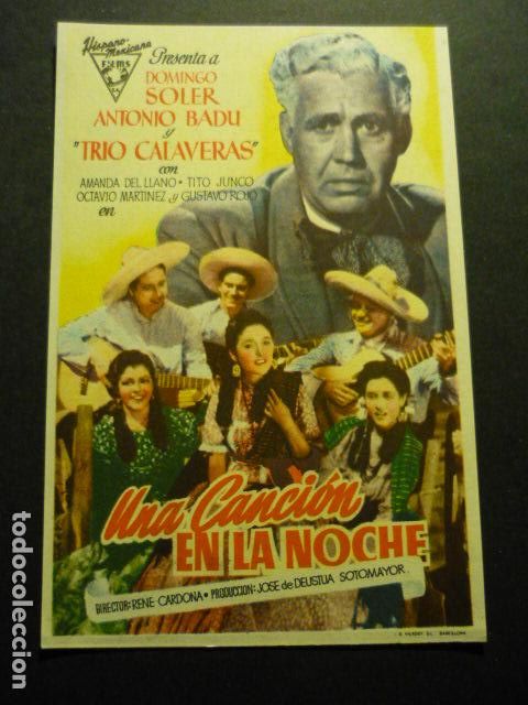 Cine: UNA CANCION DE LA NOCHE PROGRAMA DE CINE SIN PUBLICIDAD - Foto 1