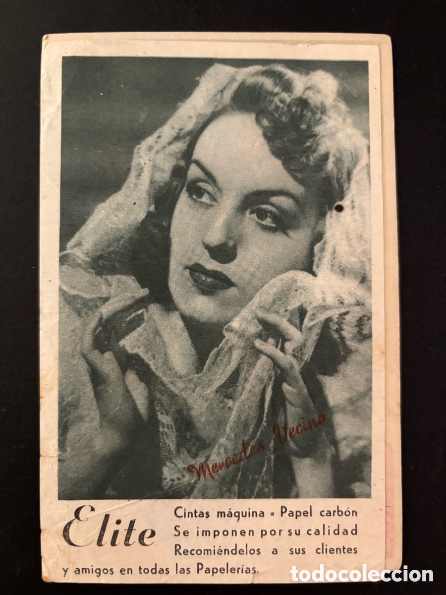  Flyers Publicitaires de films Anciens: Programa foto Mercedes vecino con publicidad elite A3