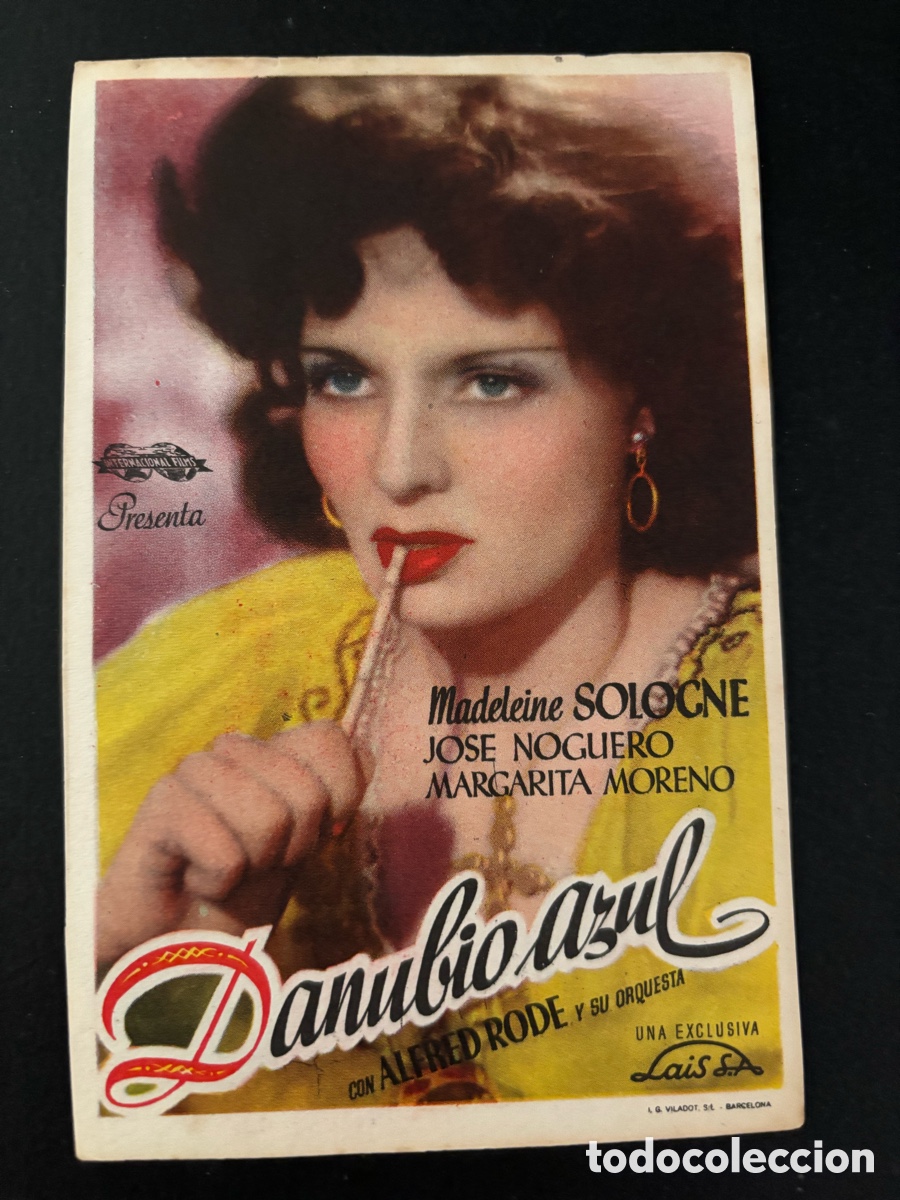 Cine: Programa Danubio azul Madeleine sologne A12 - Foto 1