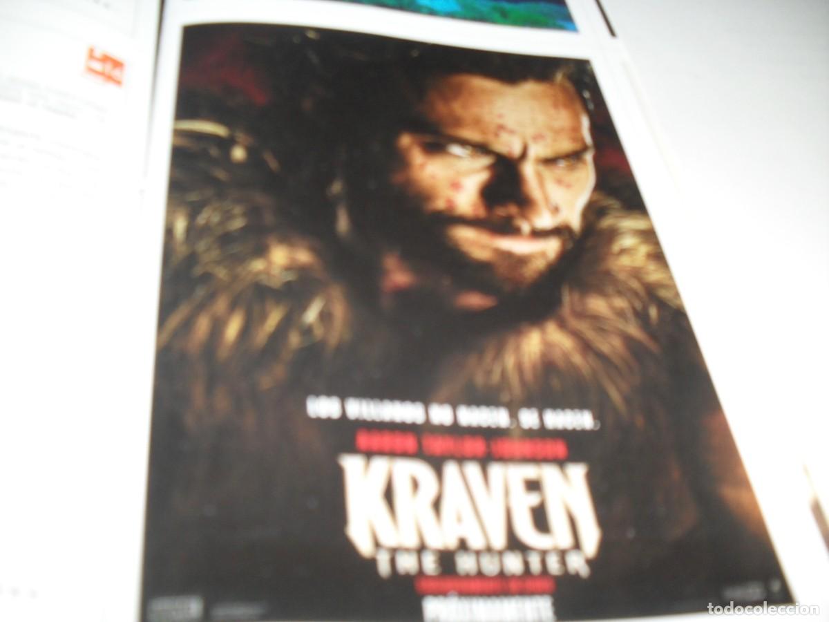 Cinema: PROGRAMA DE MANO:KRAVEN EL CAZADOR,CON AARON TAYLOR,EDITA REVISTA ACCION,2024