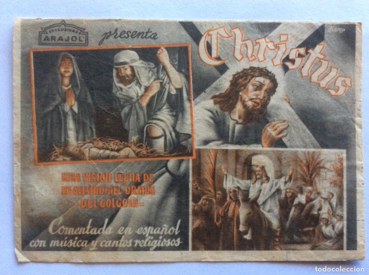 Cine: 2 PROGRAMA ARAJOL SIN CINE IMPRESO CHRISTUS - Foto 3