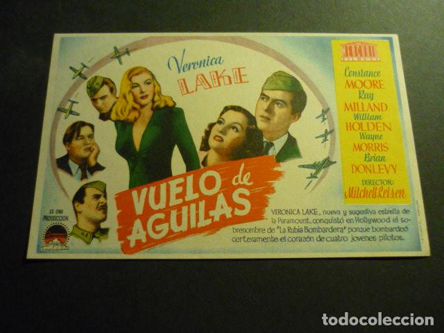 Flyers Publicitaires de films Anciens: VUELO DE AGUILAS PROGRAMA DE CINE SIN PUBLICIDAD