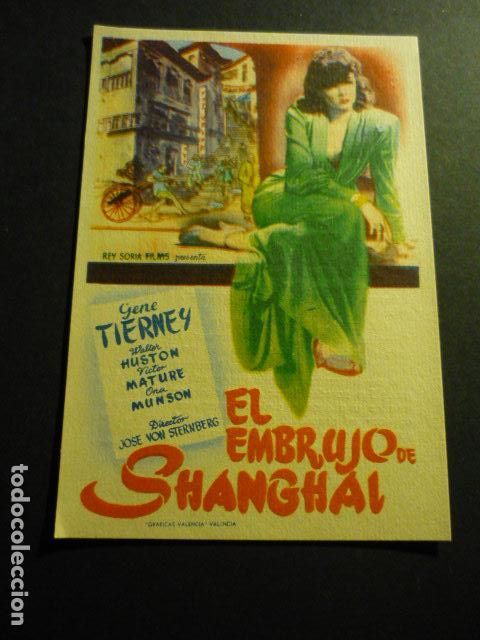Kino: EL EMBRUJO DE SHANGHAI PROGRAMA DE CINE SIN PUBLICIDAD