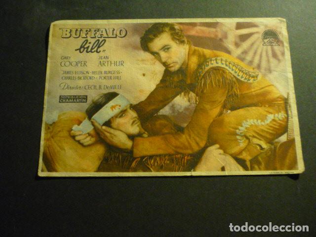 Cine: BUFFALLO BILL PROGRAMA DE CINE SIN PUBLICIDAD - Foto 1