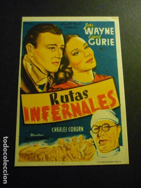 Cine: RUTAS INFERNALES PROGRAMA DE CINE SIN PUBLICIDAD - Foto 1