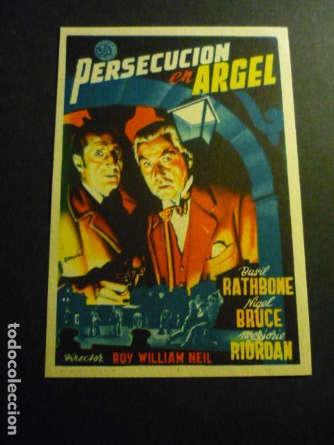 Cine: PERSECUCION EN ARGEL PROGRAMA DE CINE SIN PUBLICIDAD - Foto 1