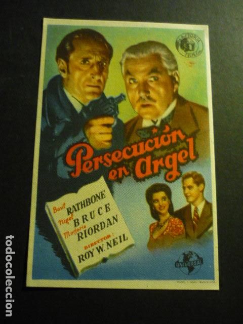 Cine: PERSECUCION EN ARGEL PROGRAMA DE CINE SIN PUBLICIDAD - Foto 1