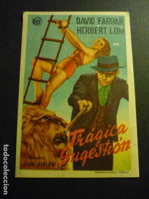Cine: TRAGICA SUGESTION PROGRAMA DE CINE SIN PUBLICIDAD - Foto 1