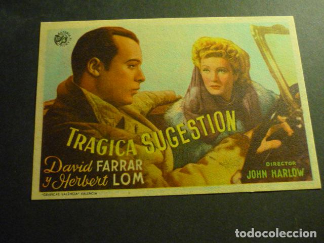 Cine: TRAGICA SUGESTION PROGRAMA DE CINE SIN PUBLICIDAD - Foto 1