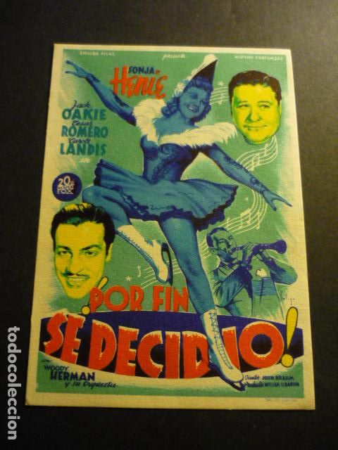  Flyers Publicitaires de films Anciens: POR FIN SE DECIDI&Oacute; PROGRAMA DE CINE SIN PUBLICIDAD