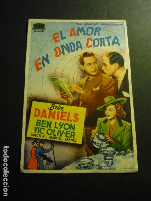 Cine: EL AMOR EN ONDA CORTA PROGRAMA DE CINE SIN PUBLICIDAD - Foto 1