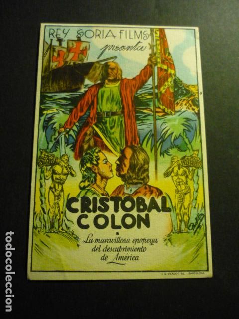 Cine: CRISTOBAL COLON PROGRAMA DE CINE SIN PUBLICIDAD - Foto 1