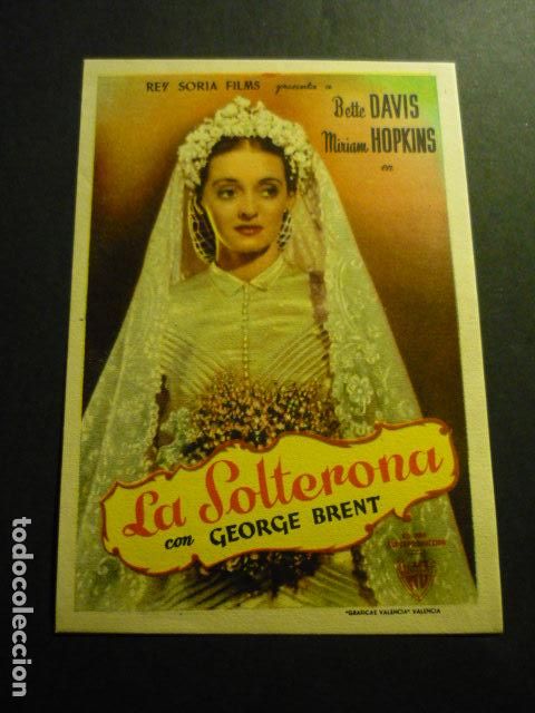 Kino: LA SOLTERONA PROGRAMA DE CINE SIN PUBLICIDAD