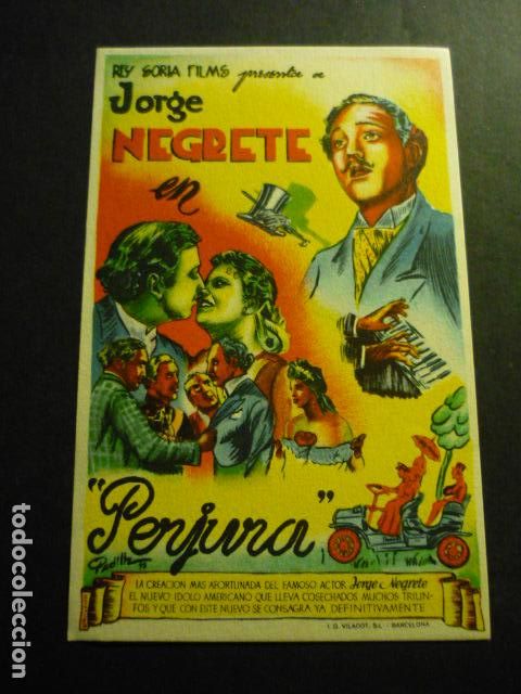  Flyers Publicitaires de films Anciens: PERJURA PROGRAMA DE CINE SIN PUBLICIDAD