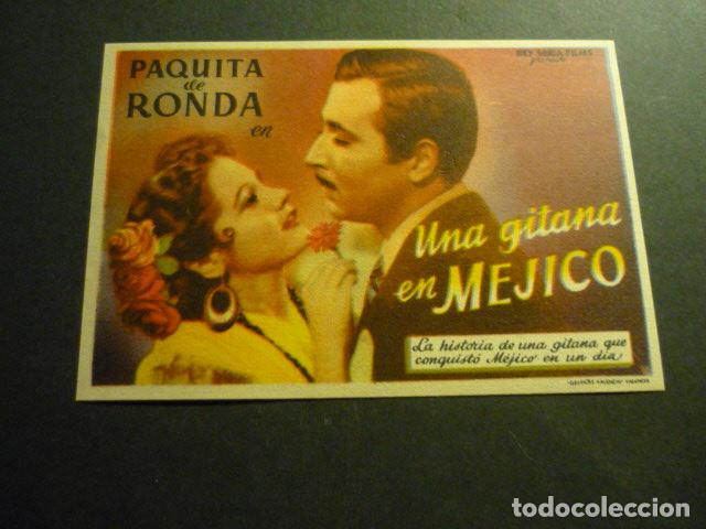 Cine: UNA GITANA EN MEXICO PROGRAMA DE CINE SIN PUBLICIDAD RARO - Foto 1