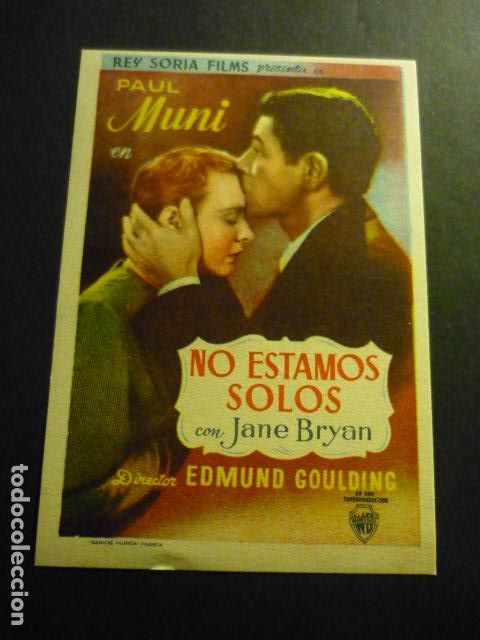 Cine: NO ESTAMOS SOLOS PROGRAMA DE CINE SIN PUBLICIDAD - Foto 1