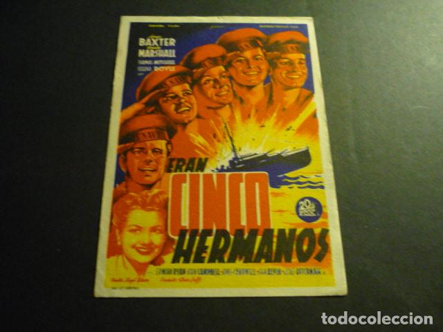 Cine: ERAN CINCO HERMANOS PROGRAMA DE CINE SIN PUBLICIDAD - Foto 1