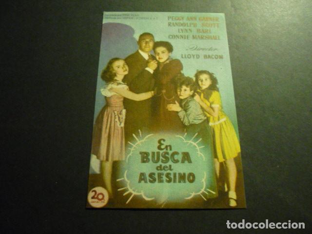 Cine: EN BUSCA DEL ASESINO PROGRAMA DE CINE SIN PUBLICIDAD - Foto 1