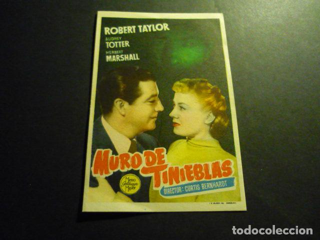 Cine: MURO DE TINIEBLAS PROGRAMA DE CINE SIN PUBLICIDAD - Foto 1