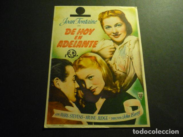 Cine: DE HOY EN ADELANTE PROGRAMA DE CINE SIN PUBLICIDAD - Foto 1