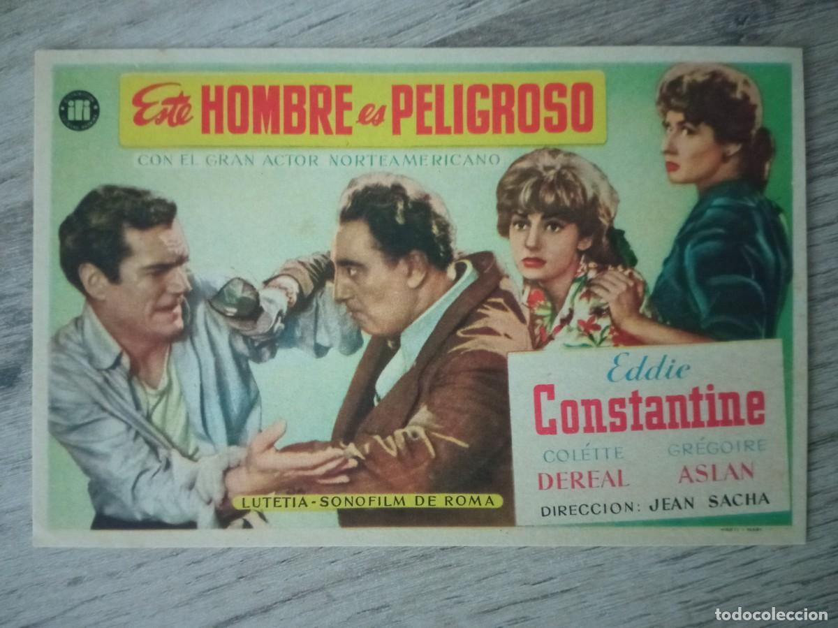 Cine: ESTE HOMBRE ES PELIGROSO, EDDIE CONSTANTINE - Foto 1