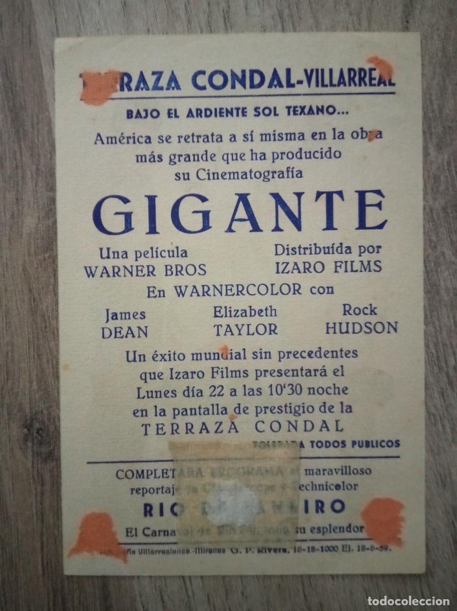 Cine: GIGANTE, JAMES DEAN, TERRAZA CONDAL, VILLARREAL - Foto 2