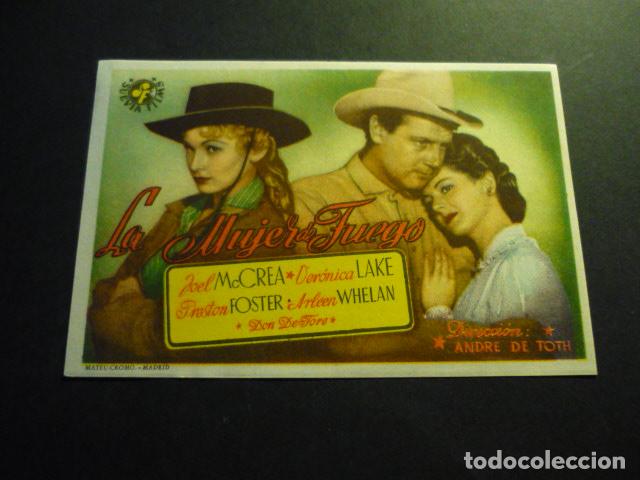 Cine: LA MUJER DE FUEGO PROGRAMA DE CINE SIN PUBLICIDAD - Foto 1
