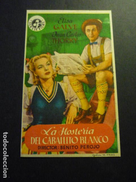Cine: LA HOSTERIA DEL CABALLITO BLANCO PROGRAMA DE CINE SIN PUBLICIDAD - Foto 1