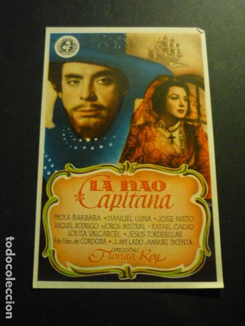 Cine: LA NAO CAPITANA PROGRAMA DE CINE SIN PUBLICIDAD - Foto 1