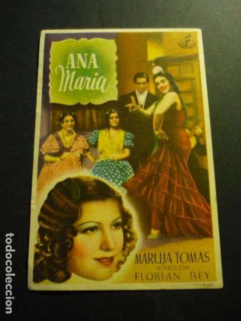 Cine: ANA MARIA PROGRAMA DE CINE SIN PUBLICIDAD