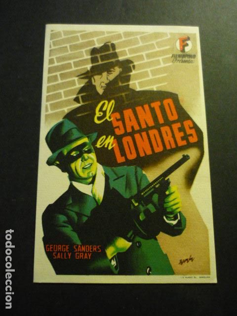 Cine: EL SANTO EN LONDRES PROGRAMA DE CINE SIN PUBLICIDAD - Foto 1