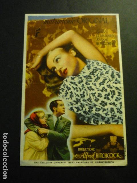 Cine: MATRIMONIO ORIGINAL PROGRAMA DE CINE SIN PUBLICIDAD - Foto 1