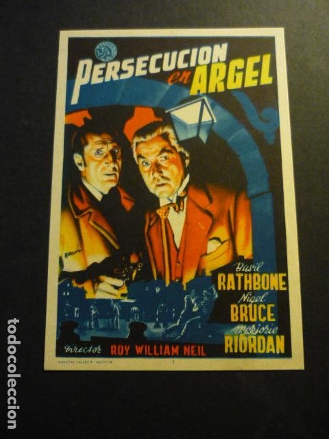 Cine: PERSECUCION EN ARGEL PROGRAMA DE CINE SIN PUBLICIDAD - Foto 1