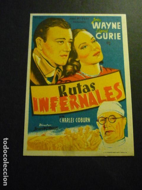 Cine: RUTAS INFERNALES PROGRAMA DE CINE SIN PUBLICIDAD - Foto 1