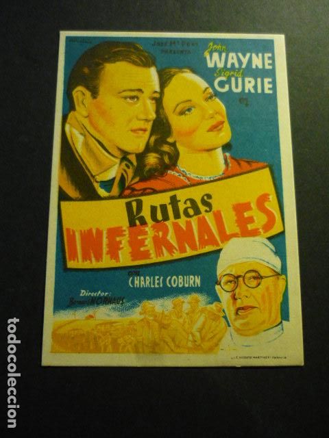 Cine: RUTAS INFERNALES PROGRAMA DE CINE SIN PUBLICIDAD - Foto 1