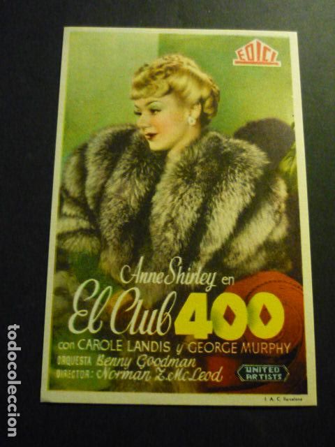 Cine: EL CLUB 400 PROGRAMA DE CINE SIN PUBLICIDAD - Foto 1