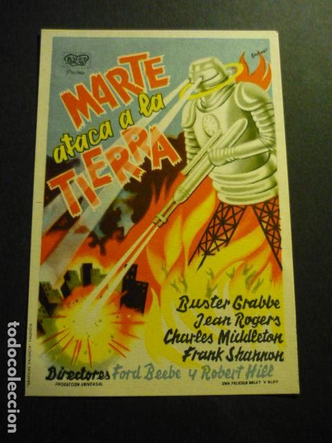 Cine: MARTE ATACA A LA TIERRA PROGRAMA DE CINE SIN PUBLICIDAD - Foto 1