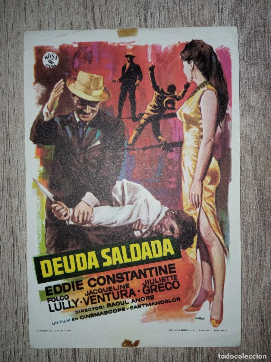 Cine: DEUDA SALDADA, EDDIE CONSTANTINE - Foto 1