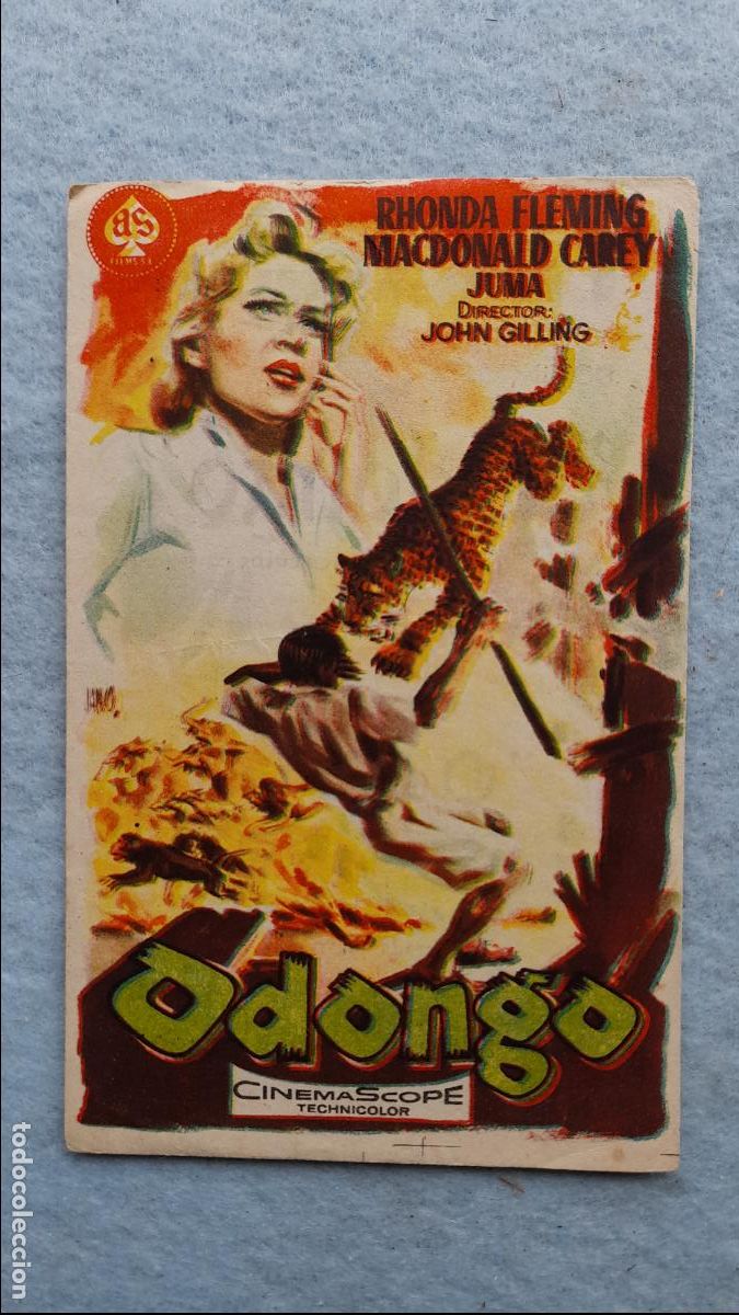 Cine: Odongo. Rhonda Fleming. Macdonald Carey. Juma. - Foto 1