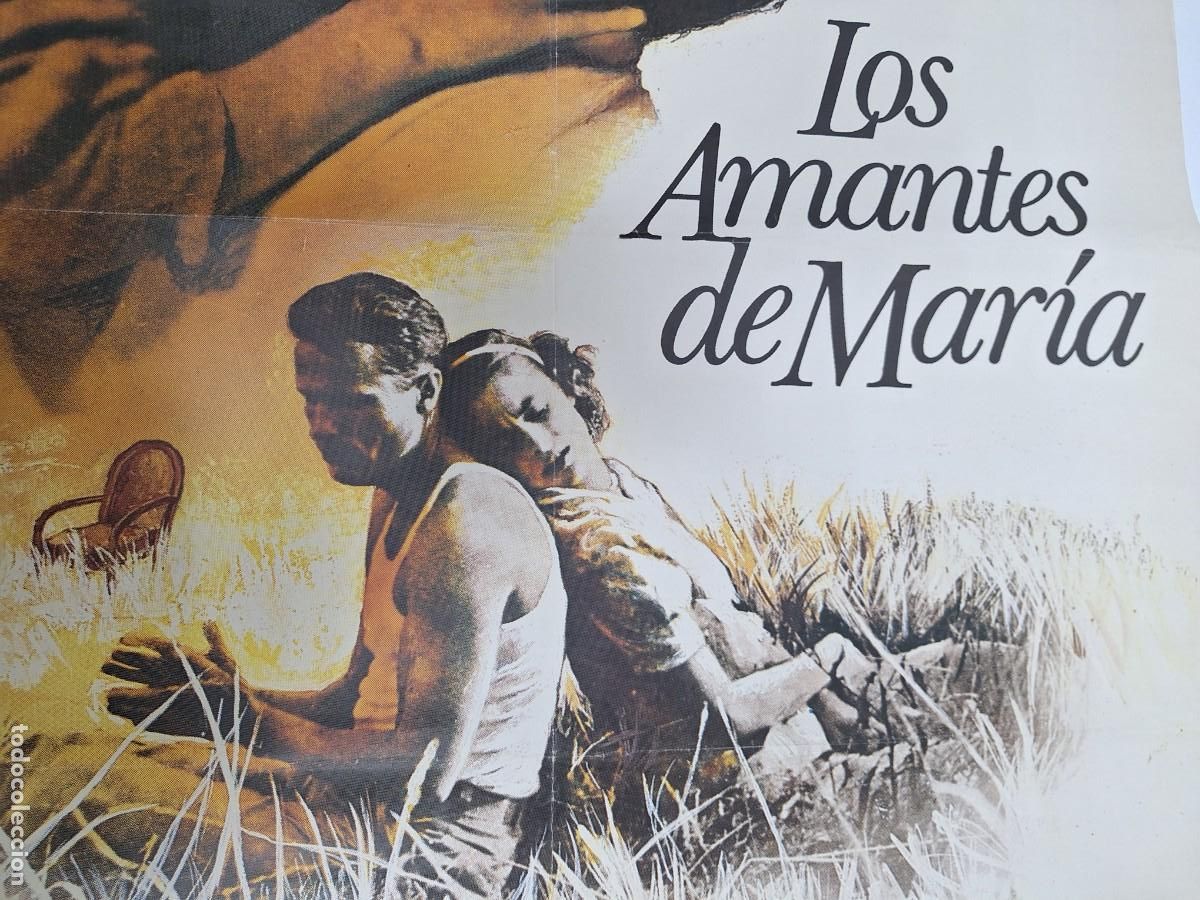  Foglietti di film di film antichi di cinema: CARTEL CINE LOS AMANTES DE MARIA 1998