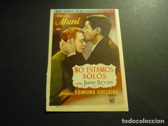 Cine: NO ESTAMOS SOLOS PROGRAMA DE CINE SIN PUBLICIDAD - Foto 1