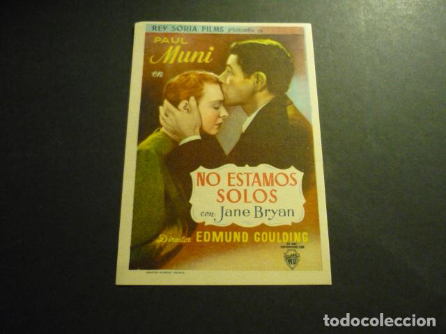Cine: NO ESTAMOS SOLOS PROGRAMA DE CINE SIN PUBLICIDAD - Foto 1